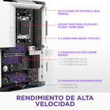 NZXT N7 B850 - Placa Base Gaming AMD B850 AM5 ATX para Ryzen 9000/8000/7000-16+2+1, DDR5, 3X M.2, PCIe 5.0, Wi-Fi 6E, 2.5GbE, USB 4 – M.2 NVME con Cierre rápido – Cubierta Completa – Blanco