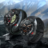 Mibro Reloj inteligente GS Pro (negro) - Pantalla Amoled de 1.4 pulgadas, llamadas Bluetooth, duración de la batería de 20 días, impermeable 5 ATM, posicionamiento GPS, 105 modos deportivos, monitoreo