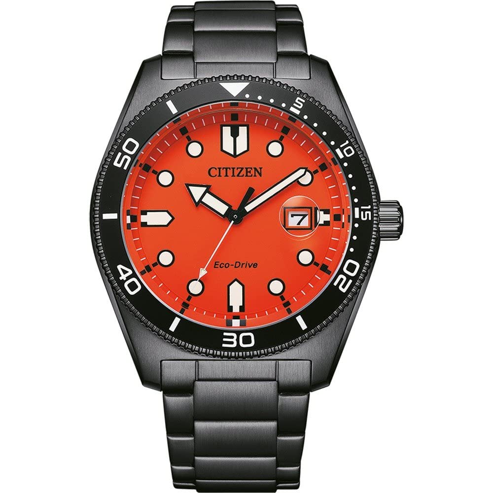 Citizen Reloj Analógico para Hombres de Cuarzo japonés con Correa en Acero Inoxidable AW1765-88X