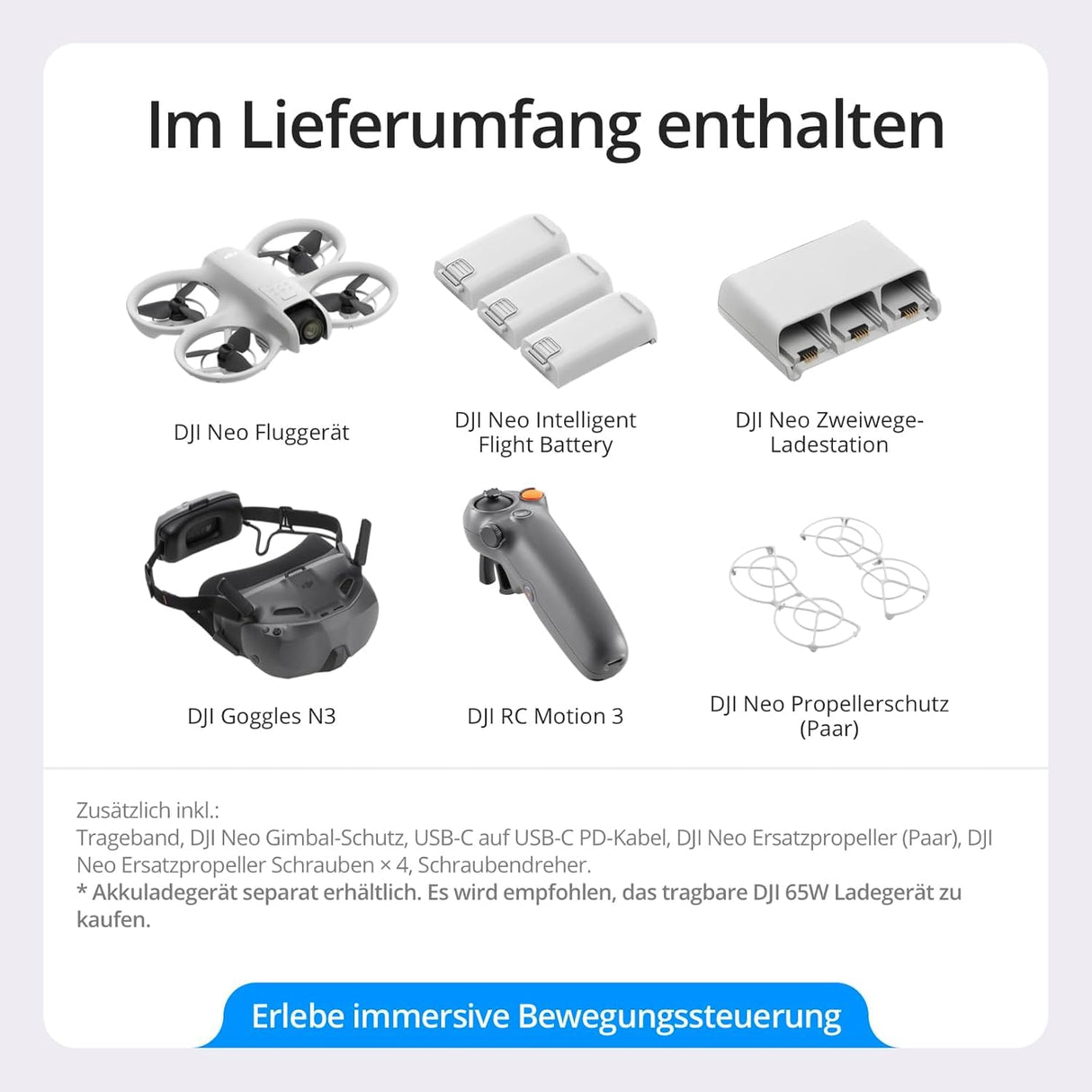 DJI Neo Motion Fly More Combo