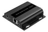 DIGITUS Receptor extensor HDMI PoE IP para DS-55353 – UHD 4k 60 Hz – HDMI 2.0 – hasta 120 m de alcance – unidad receptora – punto a multipunto – CAT 6 – negro