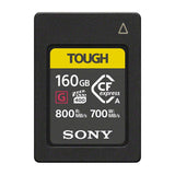Sony CEAG160T.SYM - Flash Cfexpress Tarjeta de Memoria (160 GB, Tipo A, VPG400, Alta Velocidad, Serie G, con garantía de Rendimiento de vídeo, Lectura de 800 MB/s y Escritura 700 MB/s), Negro
