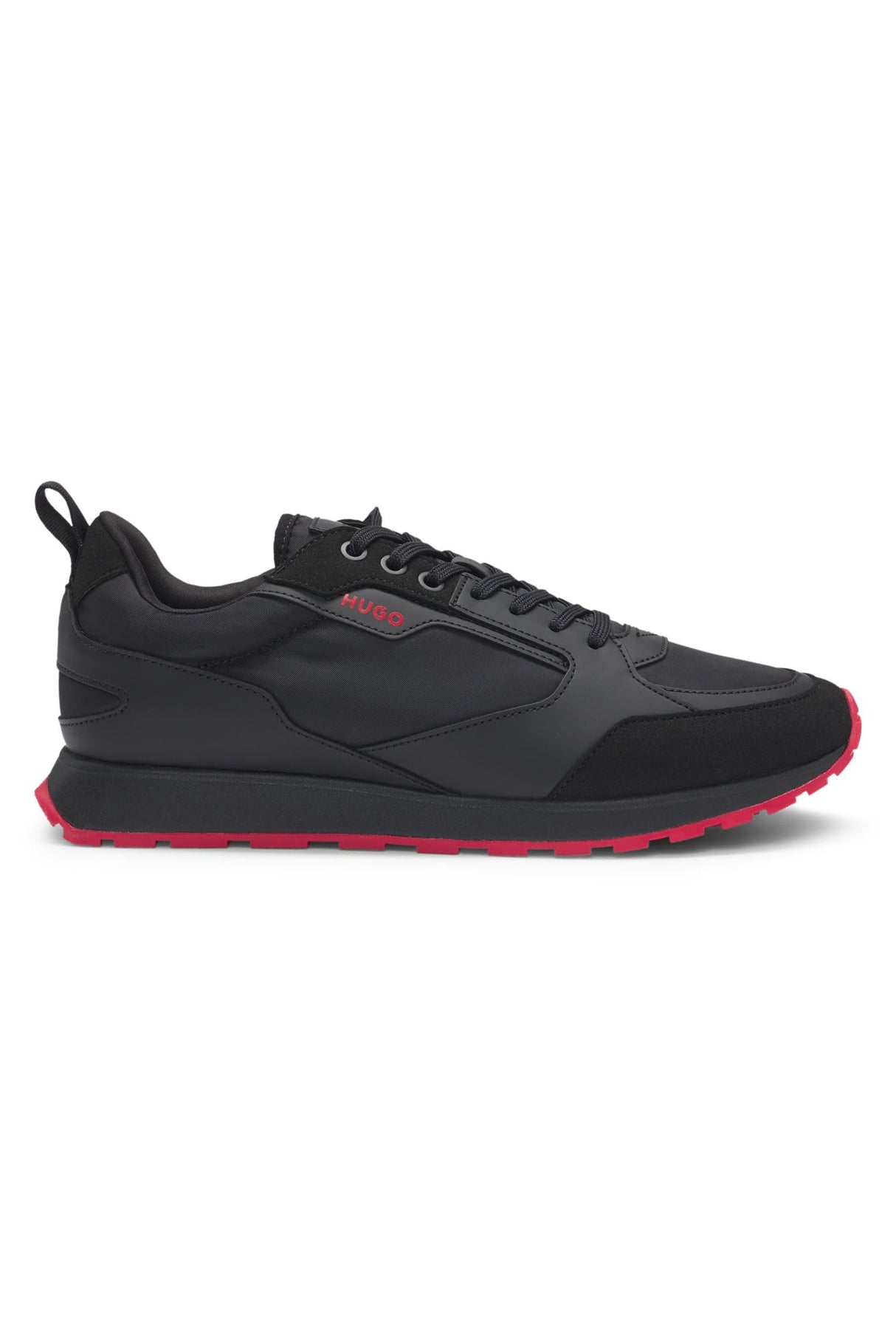 HUGO Icelin_runn_pumf, Zapatillas de Deporte Hombre, Negro 01, 46 EU