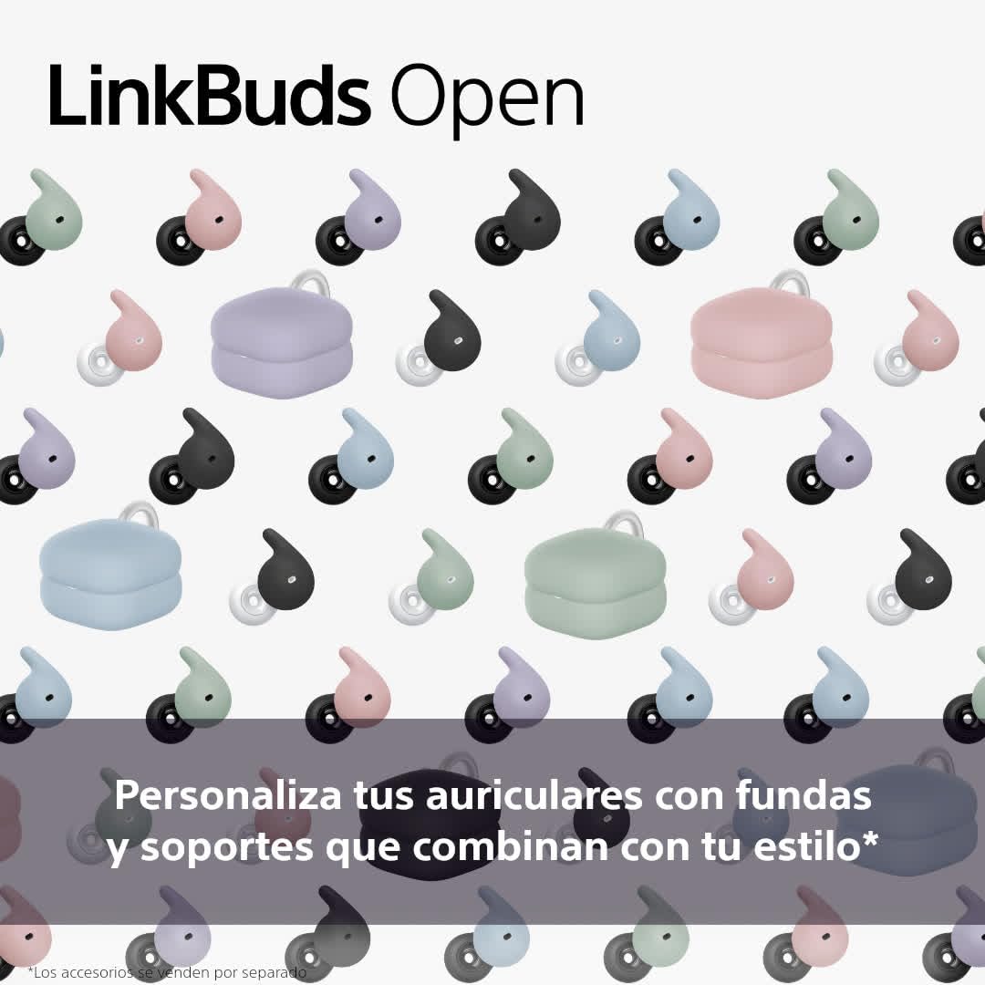 Sony LinkBuds Open – Auriculares Open True Wireless Bluetooth: Sonido Transparente, 4,8 g Comodidad Todo el día, Sonido, conexión multipunto, 22 h de batería, iOS y Android - Blanco