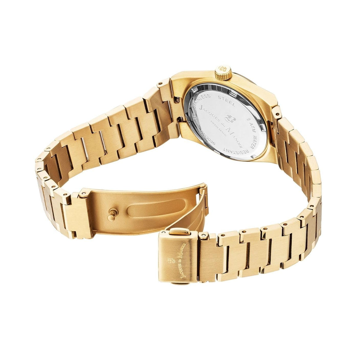 B JACQUES DU MANOIR Reloj Analógico para Mujeres de con Correa en Acero Inoxidable JWL03604