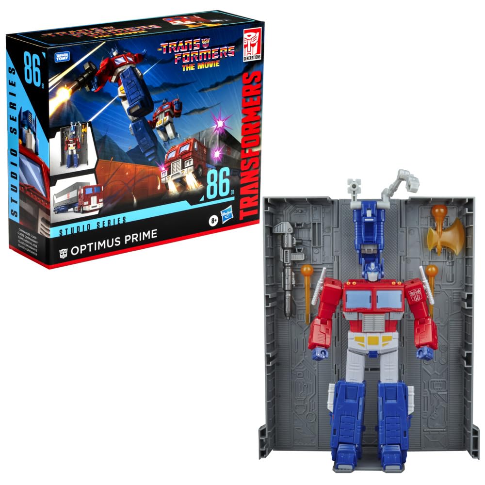 Transformers Studio Series, Commander Class, película, 86-31 Optimus Prime, Figura de acción de 17,5 cm