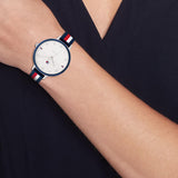 Tommy Hilfiger Reloj Analógico de Cuarzo para Mujer con Correa de Silicona Multicolor - 1782584