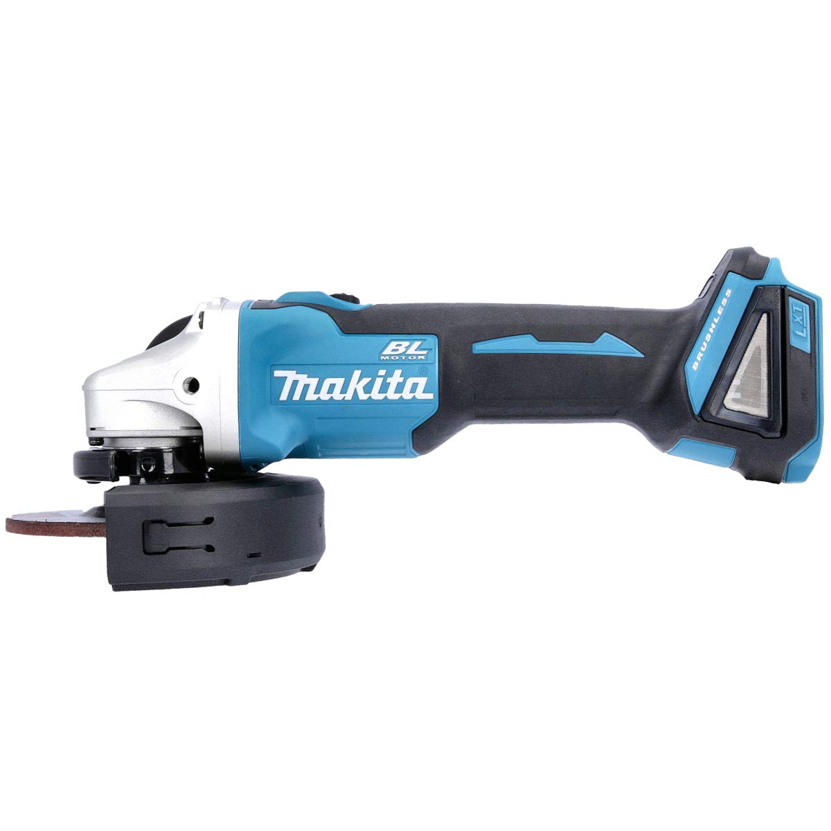 Makita Amoladora angular inalámbrica DGA504ZJ, color azul