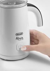 DeLonghi EMF 2.W - Batidora espumadora de leche eléctrica de mano, 500 W, color blanco