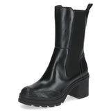 CAPRICE 9-25400-41, Botines de tacón con cordones para Mujer, Negro (Black Comb), 38 EU
