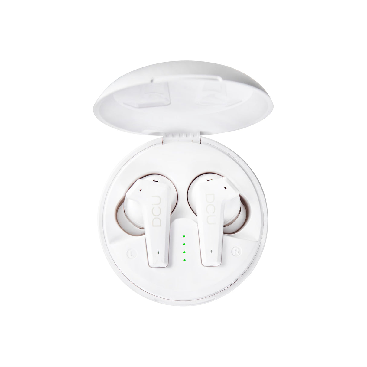 DCU TECNOLOGIC | Auriculares con Cancelación de Ruido Activa Feedforward | Auriculares Bluetooth 5.0/5.2 | Blanco
