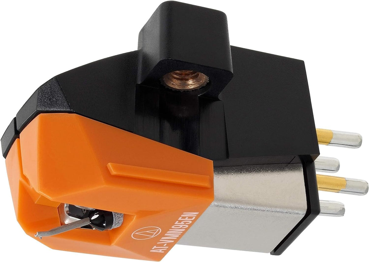 Audio-Technica AT-VM95EN Cápsula estéreo con aguja elíptica desnuda serie VM95 Naranja