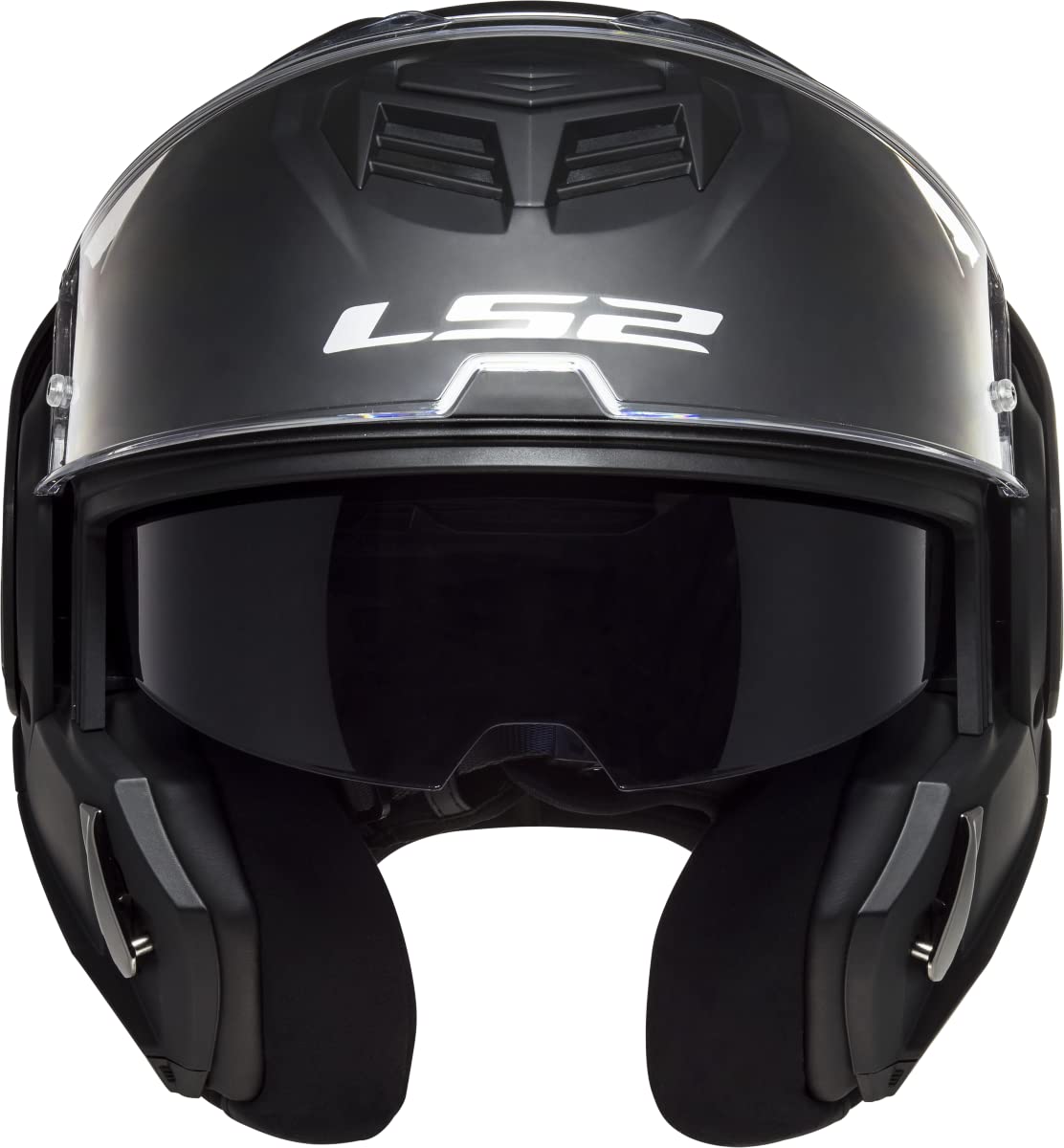 LS2, Casco Moto Modular ADVANT SOLID Matt Black, L