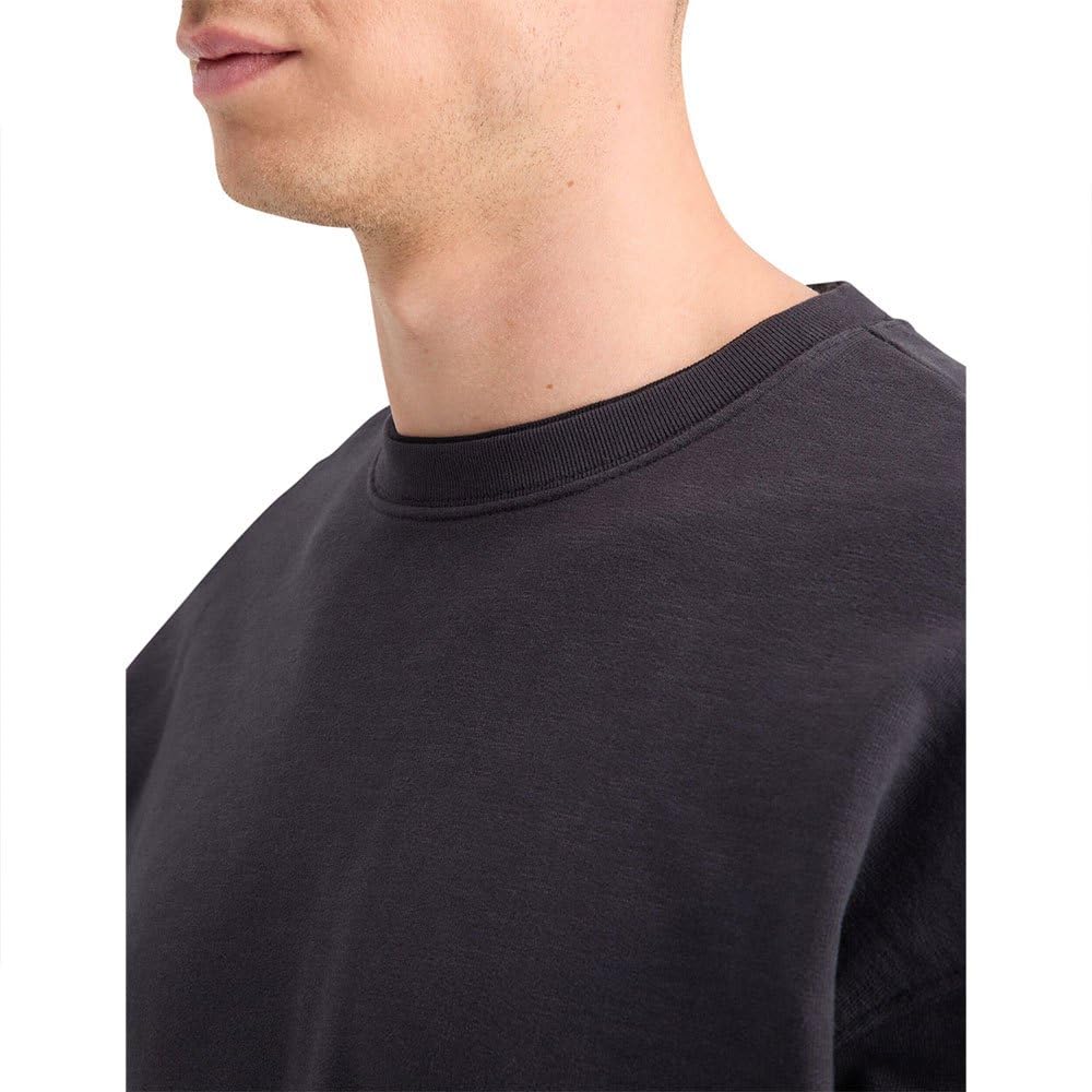 Scotch & Soda 3 Crosses Crewneck Sweatshirt, Sudadera Hombre, Negro, XL