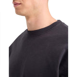 Scotch & Soda 3 Crosses Crewneck Sweatshirt, Sudadera Hombre, Negro, XL