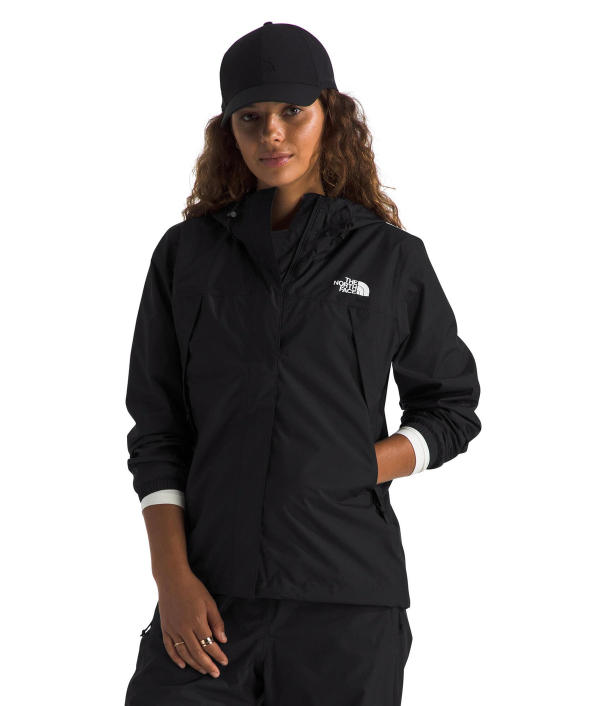 THE NORTH FACE NF0A8BKDJK3 W ANTORA RAIN JACKET - REFIT Jacket Mujer TNF BLACK Tamaño L