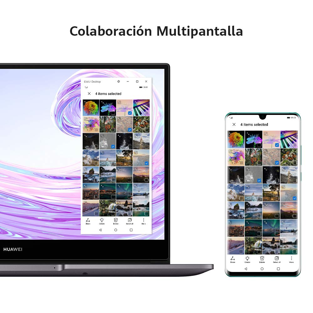 HUAWEI Matebook D14 - Ordenador Portátil Ultrafino de 14" FullHD (Intel Core i5-10210U, 16GB RAM, 512GB SSD, Intel UHD Graphics, Windows 10 Home) Space Grey - Teclado QWERTY Español