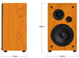 Wiibo String 15 Nogal Altavoces HiFi Estanteria 100w Pareja