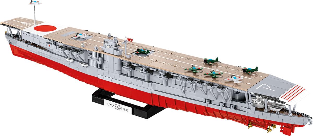 COBI Juguete de construcción Akagi Aircraft Carrier