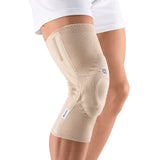 BAUERFEIND GenuTrain P3, Rodillera Estabilizadora para Problemas de Rótula, Izquierda, Beige, Talla 3, Beige (Nature)