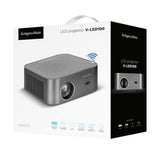 Kruger&Matz Proyector LED Portátil con Wi-fi V-LED100 FullHD 1920x1080 Pixeles Android Bluetooth Altavoz Incorporado KM0373