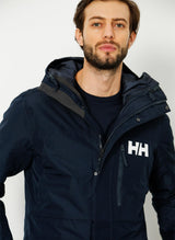 Mens Helly Hansen Rigging Coat, Azul marino, L