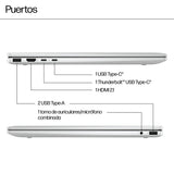 HP Envy x360 16-ac0011ns- Ordenador portátil Convertible de 16" OLED 2.8K multitáctil (Intel EVO Core Ultra 7, 32GB RAM, 1TB SSD, Intel Graphics, Windows 11) Plata - Teclado QWERTY Español
