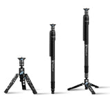 SIRUI Monopié para Cámara SVM-145, Monopié de Fotografía de Carbono de 145cm con Pies, Ajuste Rápido de Altura en un Solo Paso, Monopié de Viaje para DSLR, Carga Máxima 22 Libras