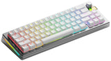 Glorious Gaming GMMK 3 Pro HE: Teclado Gaming inalámbrico, Hall Effect, Carcasa de Aluminio, tasa 8K, switches Hot Swap MX/HE, acción Ajustable, Compacto 65% QWERTY Estadounidense (Plata)