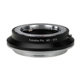 Fotodiox Pro Adaptador De Lentes Compatible con Lentes de Minolta MD a Cámaras con Montura de Fujifilm GFX G