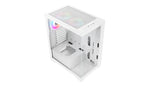 Vida Vetro - Carcasa Blanca ARGB para Juegos con Cristal Frontal y Lateral, ATX, 3 Ventiladores ARGB, 6 Puertos PWM ARGB