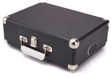 GPO Attache Tocadiscos para vinilos con diseño de maletín y altavoces integrados - Negro jet