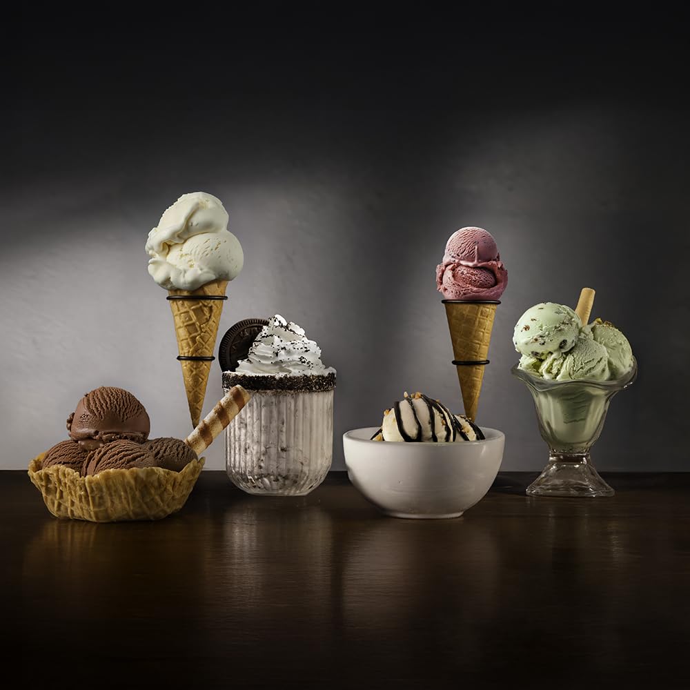 Cecotec Heladera Multifunción Capacidad 2,1L, 3 Tarrinas, Gelatec 2100. 500W, 11 Programas de Helado y Bebidas Granizadas, Tecnología CreamOn y Re-spin, Pantalla Táctil, Incluye Recetario Digital
