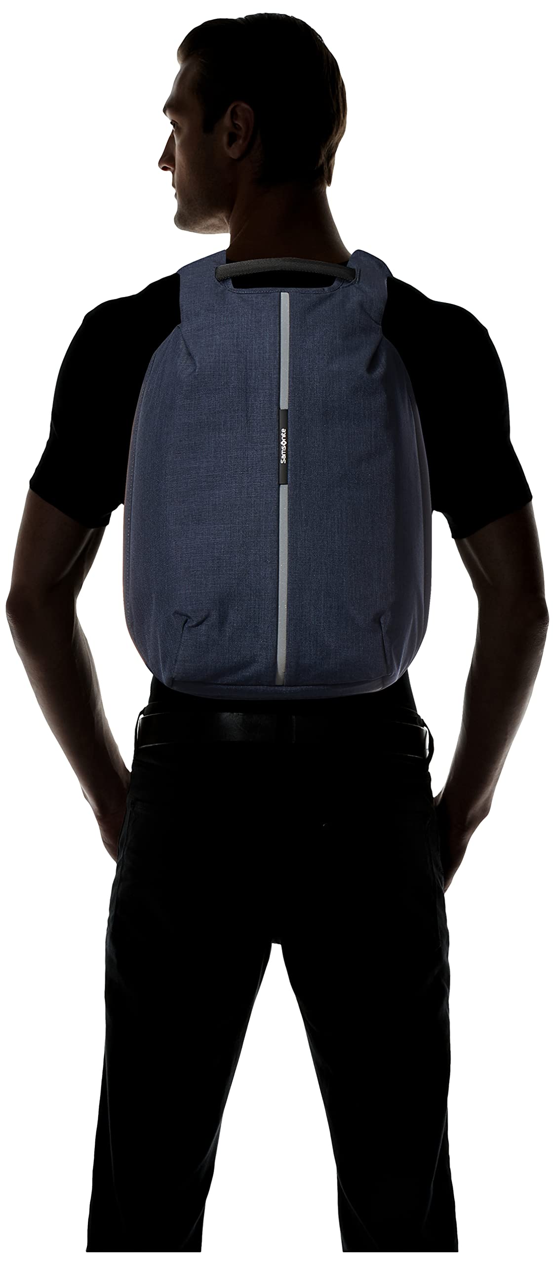 Samsonite Securipak - Mochila para Portátil de 15,6 Pulgadas, 44 cm, 17 L, Azul (Azul Eclipse)