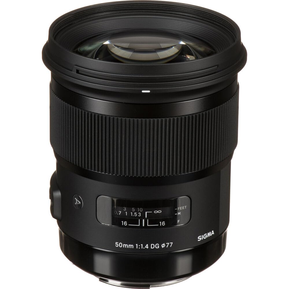 Sigma 50 mm DG HSM - Objetivo para Canon (50 mm, f/1.4), color negro