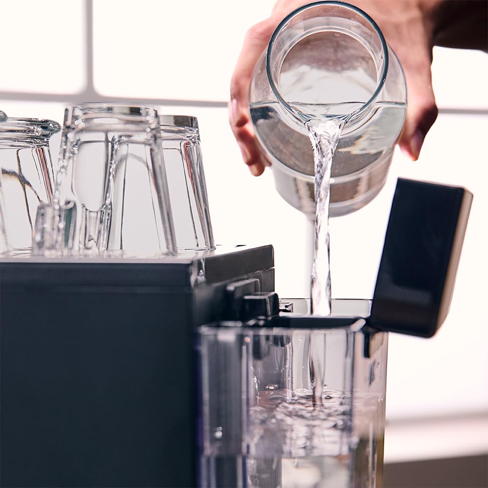 Cecotec Cafetera Express Semiautomáticas Power Espresso 20 ColdBrew Latte. 1350W, 20 Bares, Frío, Templado o Caliente, Pantalla Táctil, 1.5L Depósito Agua y 500ml Leche, Calientatazas, Doble Brazo