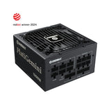 Fuente de alimentación híbrida ENERMAX PlatiGemini ATX 3.1 & ATX12VO 1200W 80PLUS Platinum (Totalmente Modular, 12V-2x6, 60% Semi-sin Ventilador) Incl. GPU WireView; EGN1200P
