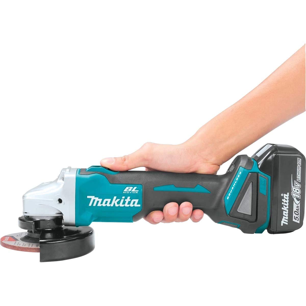 Makita DGA506ZJ Miniamoladora 125mm 18V con maletin Makpac