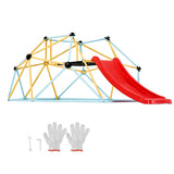 VEVOR- Escalador de cúpula, Color Blue+Yellow, 72 x 96 x 36 in / 183 x 244 x 91.5 cm (8FT Climbing Dome)