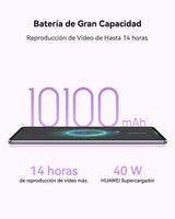 HUAWEI MatePad 11.5 2025 Tablet, Pantalla PaperMatte de 2,5K y 120 Hz Que Comodidad Visual, 8+256GB, Batería de 10 100 mAh, Supercharge de 40 W, Altavoces Cuádruples, M-Pencil