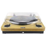 AIWA GBTUR-120WDMKII: Tocadiscos de Madera, Bluetooth, 3 velocidades, radio FM, SD y USB