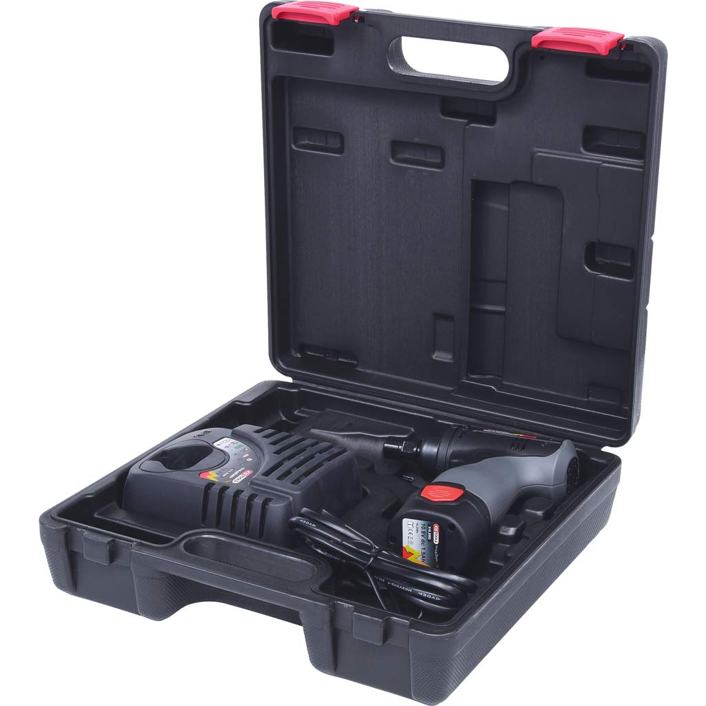KS Tools 515.3545 Lijadora de batería de alto rendimiento, 22.000 rpm 10,8V, con 1 bateria y 1 cargador