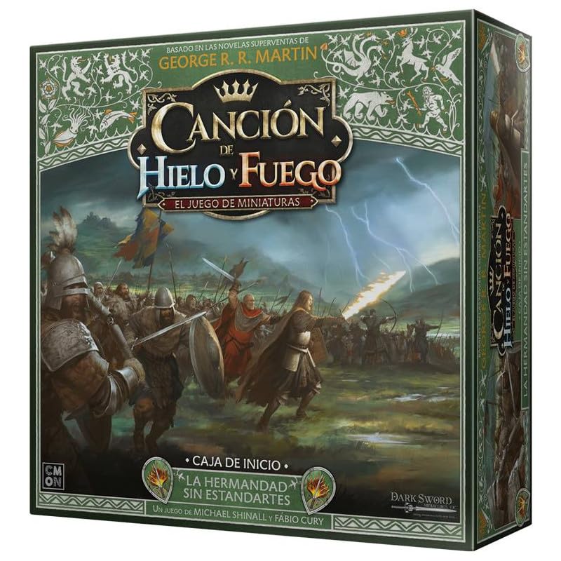 CMON | Canción De Hielo Y Fuego: La Hermandad sin estandartes Caja de Inicio | Juego de Miniaturas | A Partir de 14 Años | A Partir de 2 Jugadores | 60 Minutos por Partida | Español