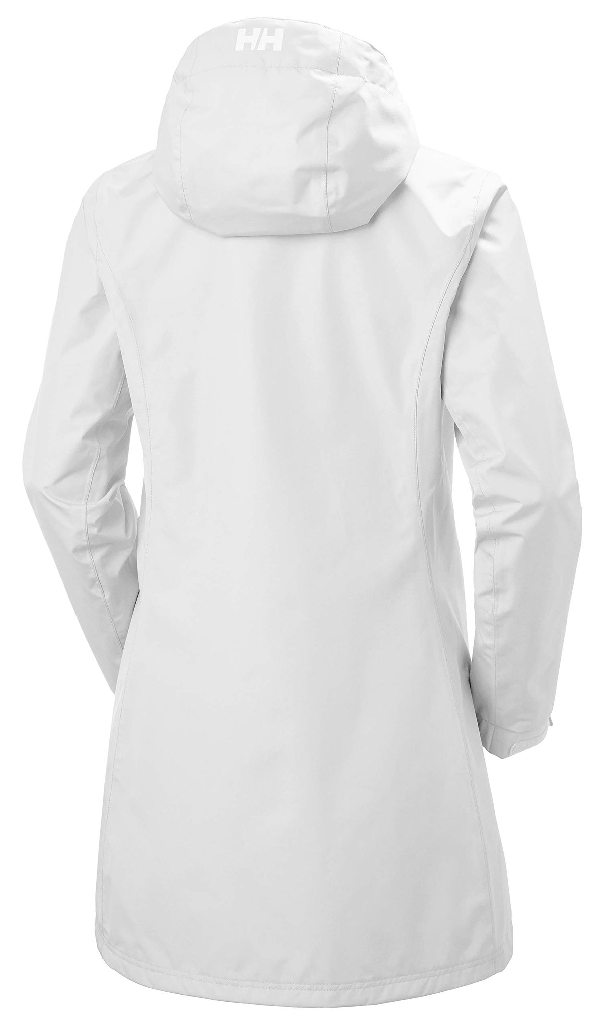 Helly Hansen Mujer Chubasquero Largo Belfast, L, Blanco