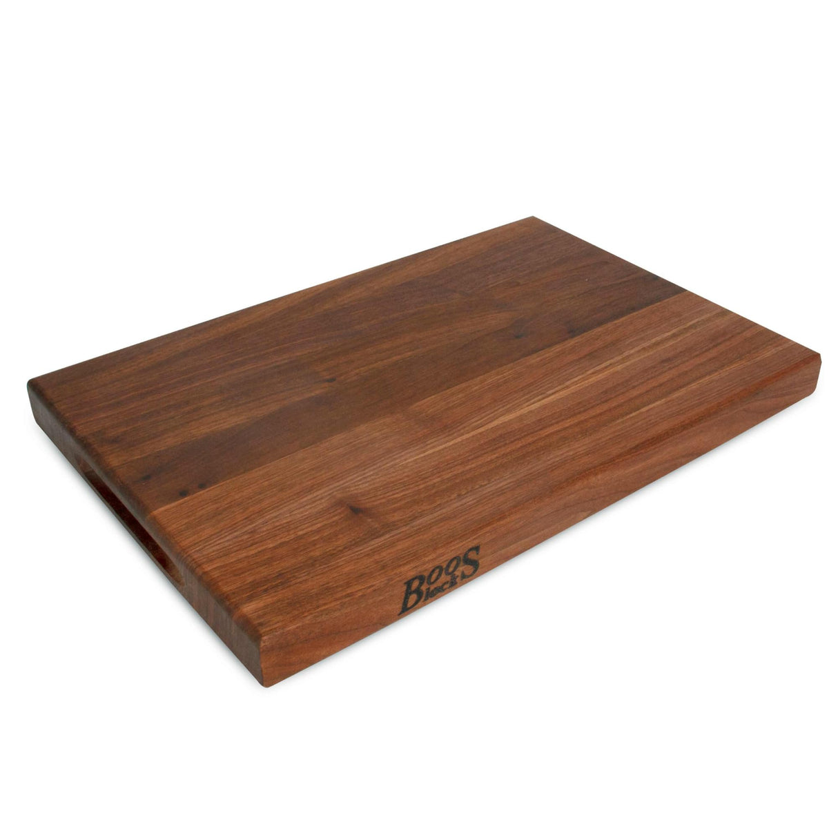 Boos Block Tabla de Cortar de Nogal – Tabla Cortar Cocina Profesional - Reversible - Tabla Madera Cocina Grande – Tabla de Cortar Gruesa - 46 x 31 x 4 cm