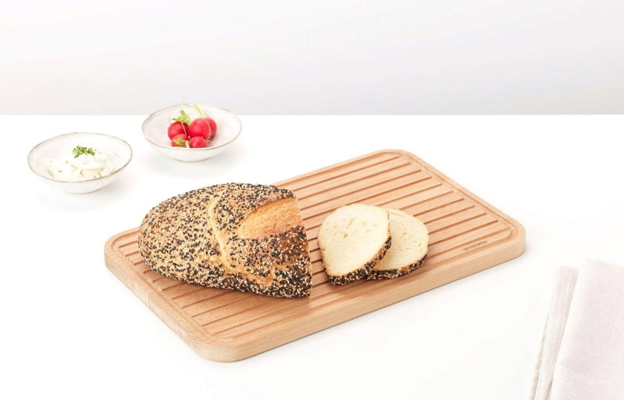 Brabantia Juego de Tablas de Cortar de Madera, marrón