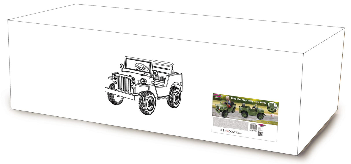 Jeep Willys MB Army Vert 12V