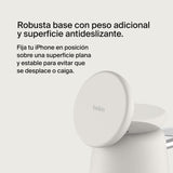 Belkin BoostCharge Pro Cargador MagSafe 2 en 1 con MagSafe de 15 W, Cargador inalámbrico, MagSafe Stand con Carga rápida para iPhone 16, 15, 14, 13 y 12, AirPods y Otros Dispositivos con MagSafe