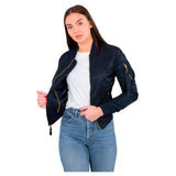 ALPHA INDUSTRIES MA-1 VF LW Wmn Chaqueta, Rep Blue/Gold, XS para Mujer