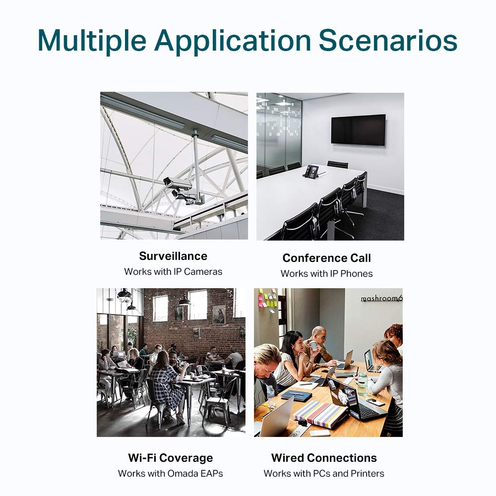 TP-LINK 18-Port Gigabit Rackmount Switch with 16-Port PoE+